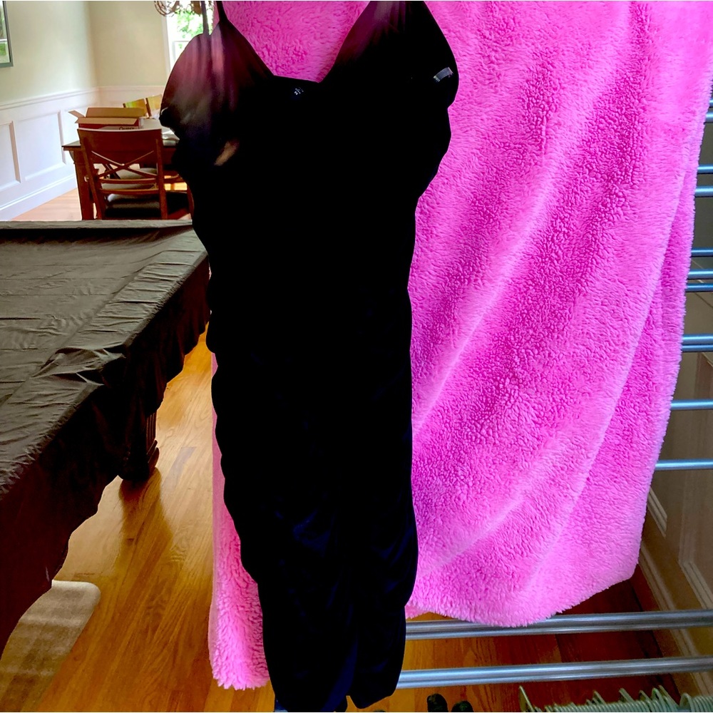 Black mini dress